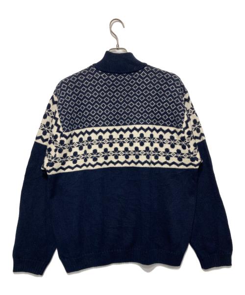 CHAPS（チャップス）CHAPS (チャップス) ノルディックハーフジップニット ネイビー サイズ:XLの古着・服飾アイテム