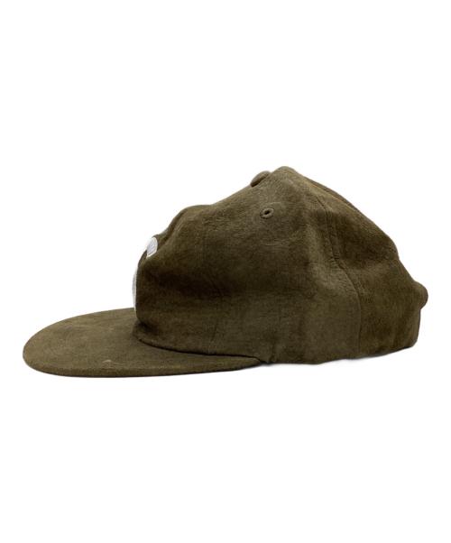 SUPREME（シュプリーム）SUPREME (シュプリーム) Suede S Logo 6-Panel Cap オリーブの古着・服飾アイテム