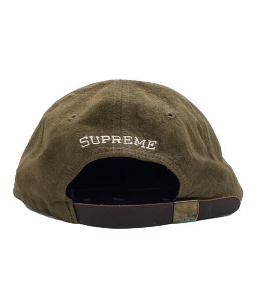 SUPREME（シュプリーム）SUPREME (シュプリーム) Suede S Logo 6-Panel Cap オリーブの古着・服飾アイテム