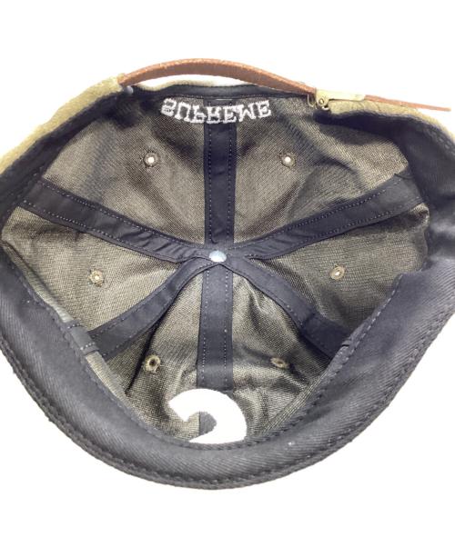 SUPREME（シュプリーム）SUPREME (シュプリーム) Suede S Logo 6-Panel Cap オリーブの古着・服飾アイテム