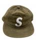 SUPREME（シュプリーム）の古着「Suede S Logo 6-Panel Cap」｜オリーブ