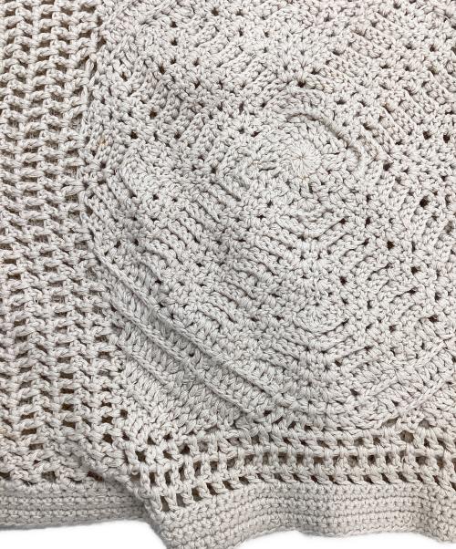 boutique ordinary（ブティークオーディナリー）boutique ordinary (ブティークオーディナリー) ニットジャケット ベージュ サイズ:Freeの古着・服飾アイテム