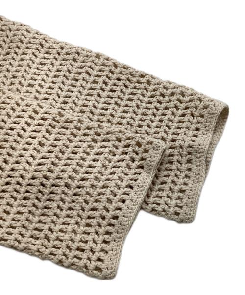 boutique ordinary（ブティークオーディナリー）boutique ordinary (ブティークオーディナリー) ニットジャケット ベージュ サイズ:Freeの古着・服飾アイテム