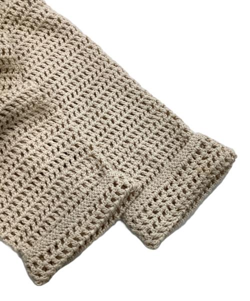 boutique ordinary（ブティークオーディナリー）boutique ordinary (ブティークオーディナリー) ニットジャケット ベージュ サイズ:Freeの古着・服飾アイテム