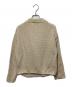 boutique ordinary (ブティークオーディナリー) ニットジャケット ベージュ サイズ:Free：5000円