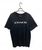 COACHコーチ）の古着「エッセンシャルTシャツ」｜ブラック