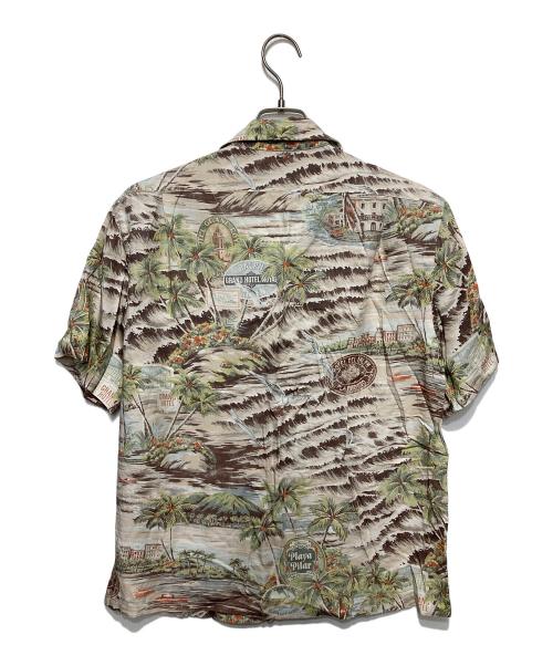 POLO RALPH LAUREN（ポロ・ラルフローレン）POLO RALPH LAUREN (ポロ・ラルフローレン) リゾート柄アロハシャツ ベージュ サイズ:Ｍの古着・服飾アイテム