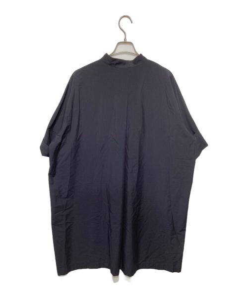 ISSEY MIYAKE（イッセイミヤケ）ISSEY MIYAKE (イッセイミヤケ) スタンドカラーシャツワンピース ブラック サイズ:3の古着・服飾アイテム