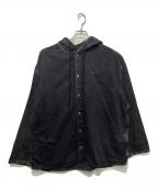 DIESELディーゼル）の古着「D-Dewny-Hoodデニムパーカー」｜ブラック