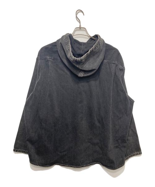 DIESEL（ディーゼル）DIESEL (ディーゼル) D-Dewny-Hoodデニムパーカー ブラック サイズ:Sの古着・服飾アイテム