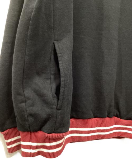 X-LARGE（エクストララージ）X-LARGE (エクストララージ) RIB LINE CREWNECK SWEAT ブラック サイズ:Lの古着・服飾アイテム