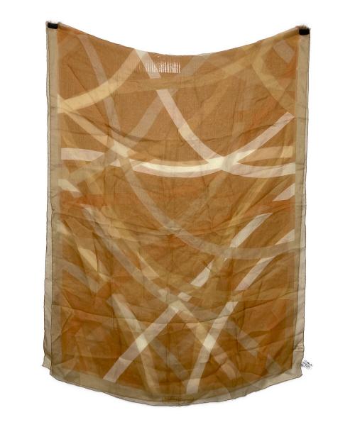 Salvatore Ferragamo（サルヴァトーレ フェラガモ）Salvatore Ferragamo (サルヴァトーレ フェラガモ) シルクストール オレンジの古着・服飾アイテム