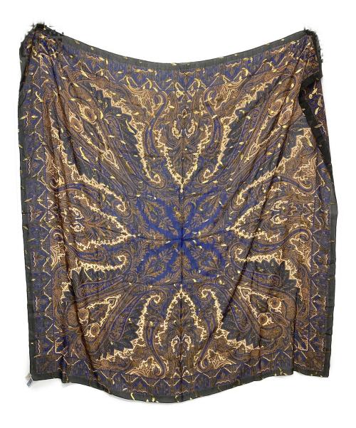 Yves Saint Laurent（イヴサンローラン）Yves Saint Laurent (イヴサンローラン) シルクストール ブラックの古着・服飾アイテム