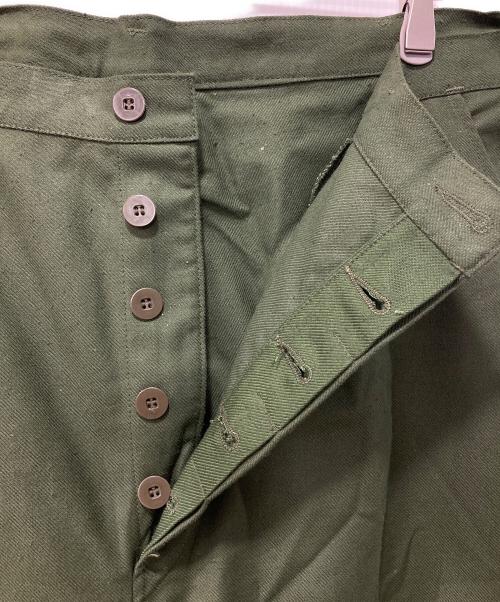 Swedish Army（スウェーデン軍）Swedish Army (スウェーデン軍) M-87ユーティリティパンツ カーキ サイズ:C58の古着・服飾アイテム
