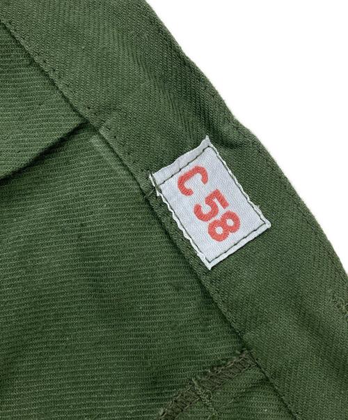 Swedish Army（スウェーデン軍）Swedish Army (スウェーデン軍) M-87ユーティリティパンツ カーキ サイズ:C58の古着・服飾アイテム