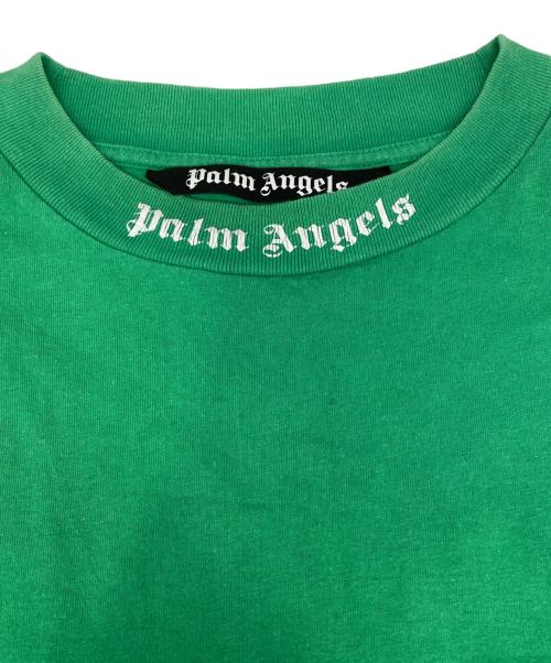 Palm Angels（パーム エンジェルス）Palm Angels (パーム エンジェルス) CLASSIC LOGO OVER TEE グリーン サイズ:Lの古着・服飾アイテム