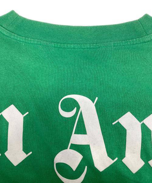 Palm Angels（パーム エンジェルス）Palm Angels (パーム エンジェルス) CLASSIC LOGO OVER TEE グリーン サイズ:Lの古着・服飾アイテム