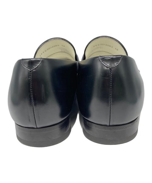 foot the coacher（フットザコーチャー）foot the coacher (フットザコーチャー) st.germain (サンジェルマン) フレンチローファー ブラック サイズ:10の古着・服飾アイテム