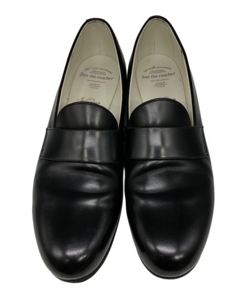 foot the coacher（フットザコーチャー）foot the coacher (フットザコーチャー) st.germain (サンジェルマン) フレンチローファー ブラック サイズ:10の古着・服飾アイテム