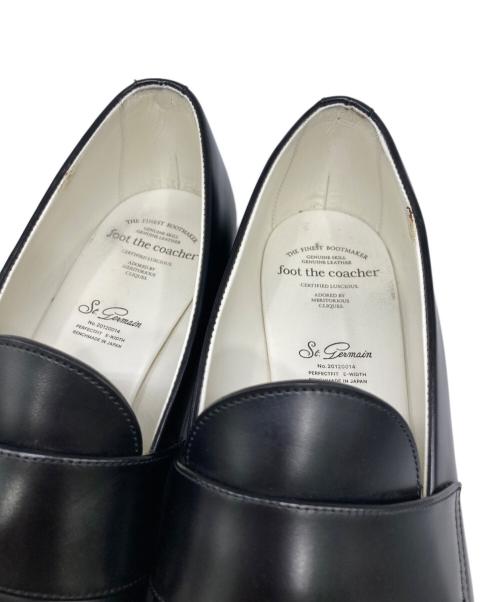 foot the coacher（フットザコーチャー）foot the coacher (フットザコーチャー) st.germain (サンジェルマン) フレンチローファー ブラック サイズ:10の古着・服飾アイテム