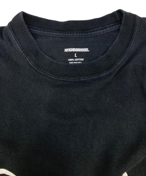 NEIGHBORHOOD（ネイバーフッド）NEIGHBORHOOD (ネイバーフッド) プリントTシャツ ブラック サイズ:Lの古着・服飾アイテム