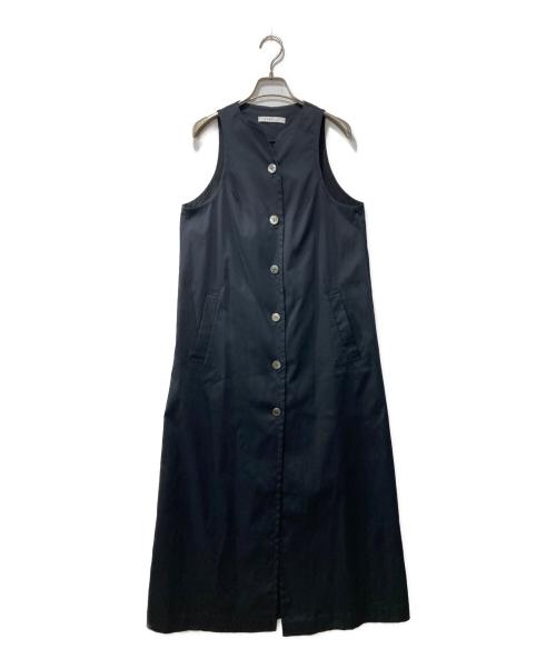 ETRE TOKYO（エトレトウキョウ）ETRE TOKYO (エトレトウキョウ) ロングジレワンピース ブラック サイズ:Fの古着・服飾アイテム