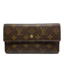 LOUIS VUITTON（ルイ ヴィトン）の古着「ロングウォレット/ポルトフォイユ・インターナショナル」｜ブラウン