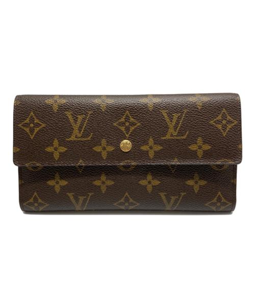 LOUIS VUITTON（ルイ ヴィトン）LOUIS VUITTON (ルイ ヴィトン) ロングウォレット/ポルトフォイユ・インターナショナル ブラウンの古着・服飾アイテム
