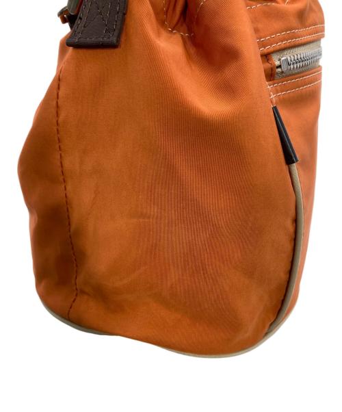 PORTER（ポーター）PORTER (ポーター) CHALET/DRAWSTRING BAG オレンジの古着・服飾アイテム