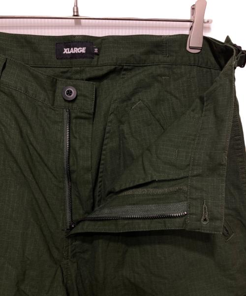 X-LARGE（エクストララージ）X-LARGE (エクストララージ) RIPSTOP MULTI POCKET PANTS カーキ サイズ:36の古着・服飾アイテム