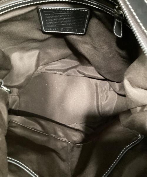 COACH（コーチ）COACH (コーチ) シグネチャーダッフルショルダーバッグ ブラウンの古着・服飾アイテム