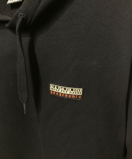 NAPAPIJRI（ナパピリ）NAPAPIJRI (ナパピリ) プルオーバーパーカー ブラック サイズ:Lの古着・服飾アイテム