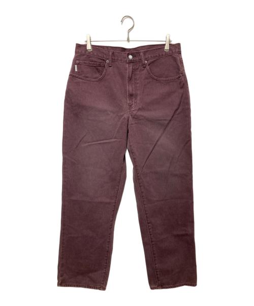 thisisneverthat（ディスイズネバーザット）thisisneverthat (ディスイズネバーザット) 製品染めRegular Jeans パープル サイズ:XLの古着・服飾アイテム