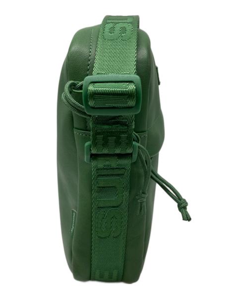 SUPREME（シュプリーム）SUPREME (シュプリーム) Leather Shoulder Bag/レザーショルダーバッグ グリーンの古着・服飾アイテム