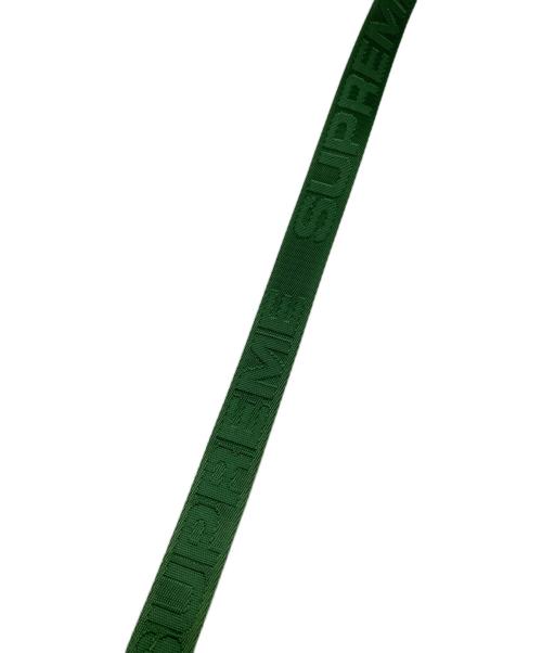 SUPREME（シュプリーム）SUPREME (シュプリーム) Leather Shoulder Bag/レザーショルダーバッグ グリーンの古着・服飾アイテム