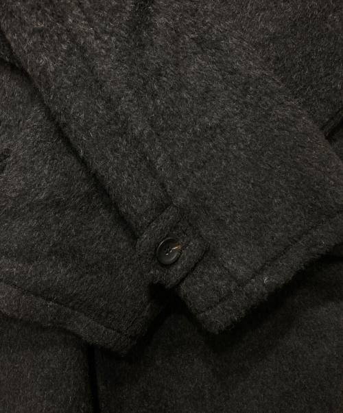 soerte（ソエルテ）soerte (ソエルテ) WOOL BLEND SHAGGY OVER ブラック サイズ:2の古着・服飾アイテム