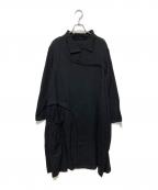 慈雨ジウ）の古着「ウールワンピース」｜ブラック