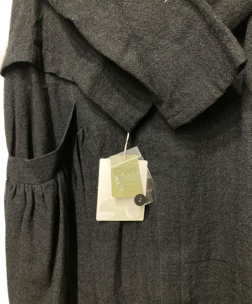 慈雨（ジウ）慈雨 (ジウ) ウールワンピース ブラック サイズ:40の古着・服飾アイテム