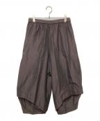 慈雨ジウ）の古着「パネルバルーンパンツ」｜ブラウン