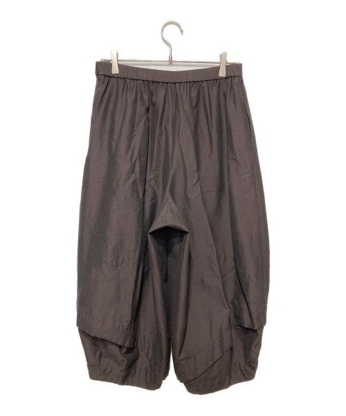 慈雨（ジウ）慈雨 (ジウ) パネルバルーンパンツ ブラウン サイズ:42の古着・服飾アイテム