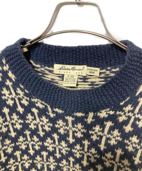 Eddie Bauer（エディーバウアー）Eddie Bauer (エディーバウアー) ノルディックセーター マルチカラー サイズ:M(レディース規格)の古着・服飾アイテム