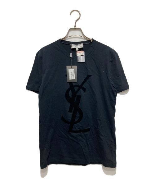 Yves Saint Laurent（イヴサンローラン）Yves Saint Laurent (イヴサンローラン) 半袖カットソー ブラック サイズ:Sの古着・服飾アイテム