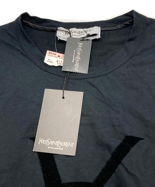 Yves Saint Laurent（イヴサンローラン）Yves Saint Laurent (イヴサンローラン) 半袖カットソー ブラック サイズ:Sの古着・服飾アイテム