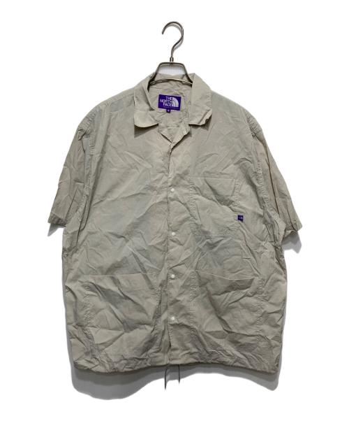 THE NORTHFACE PURPLELABEL（ザ・ノースフェイス パープルレーベル）THE NORTHFACE PURPLELABEL (ザ・ノースフェイス パープルレーベル) ナイロンタフタフィールドショートスリーブシャツ ベージュ サイズ:Mの古着・服飾アイテム