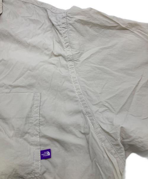 THE NORTHFACE PURPLELABEL（ザ・ノースフェイス パープルレーベル）THE NORTHFACE PURPLELABEL (ザ・ノースフェイス パープルレーベル) ナイロンタフタフィールドショートスリーブシャツ ベージュ サイズ:Mの古着・服飾アイテム