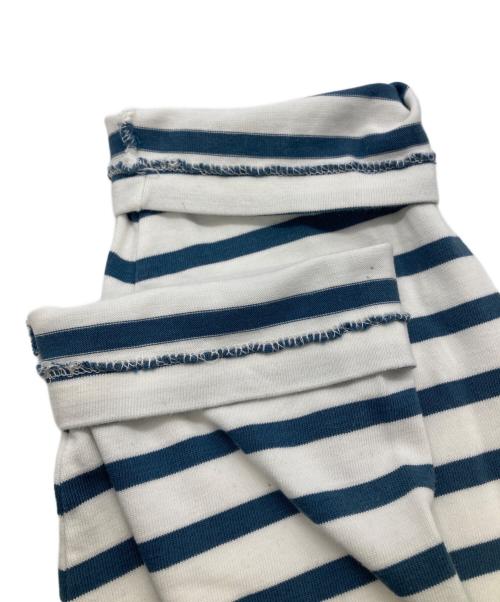 AURALEE（オーラリー）AURALEE (オーラリー) IENA (イエナ) バスクシャツ ホワイト×ブルー サイズ:4の古着・服飾アイテム