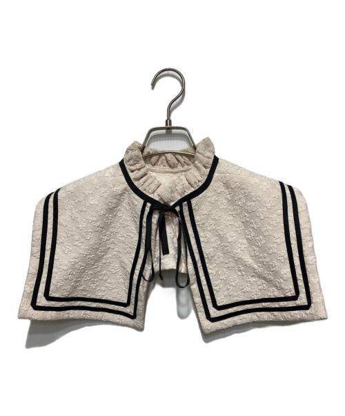 HOUGA（ホウガ）houga (ホウガ) break collar アイボリーの古着・服飾アイテム