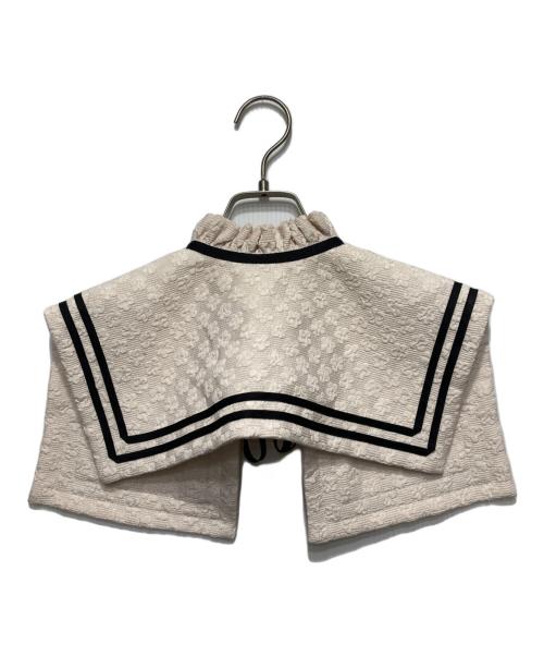 HOUGA（ホウガ）houga (ホウガ) break collar アイボリーの古着・服飾アイテム