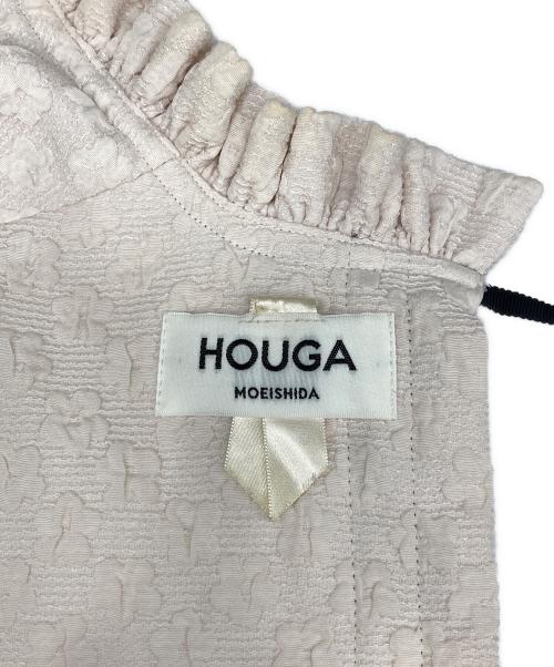 HOUGA（ホウガ）houga (ホウガ) break collar アイボリーの古着・服飾アイテム