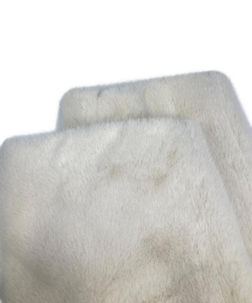 FRAY ID（フレイ アイディー）FRAY ID (フレイ アイディー) ECOPELビッグカラーショートジャケット アイボリー サイズ:1 未使用品の古着・服飾アイテム